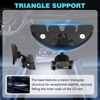 AIWORLD adjustable CD slot mount detail