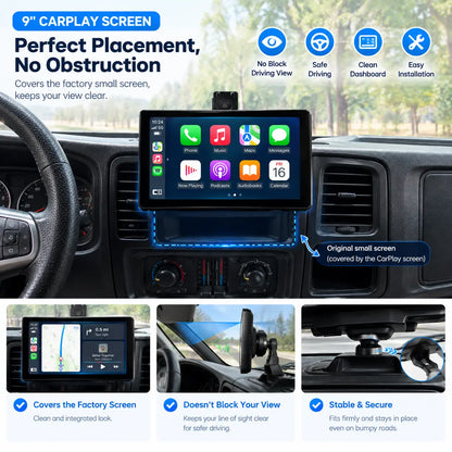AIWORLD universal CD slot mount viewing angle
